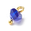 Electroplate Glass Charms PALLOY-JF00821-01-5