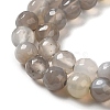 Natural Striped Agate/Banded Agate Beads Strands G-A246-8mm-02-7