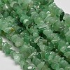 Chip Natural Aventurine Beads Strands X-G-N0134-10A-1