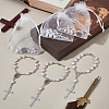 24Pcs 3 Styles Zinc Alloy Charm Bracelets BJEW-GO0001-47-4