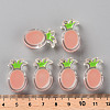 Transparent Enamel Acrylic Beads TACR-S155-002C-4