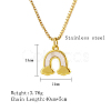 304 Stainless Steel Pendant Necklace GF6823-2-3