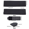1 Set Imitation Leather Car Seatbelt Regulator Car Seat AJEW-FH0001-86-6
