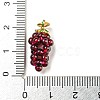 Natural Garnet Round Cluster Pendants X-G-D094-07G-3