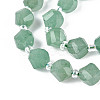 Natural Green Aventurine Beads Strands G-T144-24A-01-3