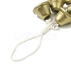 Iron Witch Bells Protection for Door Knob Hanger HJEW-JM00917-4
