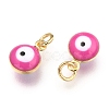 Brass Enamel Beads X-KK-B024-02G-B-2