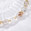 Natural Rutilated Quartz Beaded Bracelets G-P563-07P-03-2