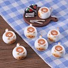Opaque Resin Cabochons CRES-D326-01-1