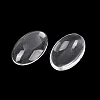 Transparent Oval Glass Cabochons X-GGLA-R022-30x20-1