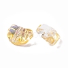 100Pcs Electroplate Glass Beads EGLA-P060-01A-HP01-2