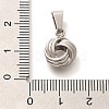 Anti-Tarnish 304 Stainless Steel Charms STAS-U035-26P-3