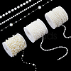 3Rolls 3 Styles Plastic Round Beaded Link Chains DIY-NB0015-31-2