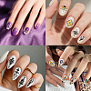Stainless Steel DIY Nail Art Templates MRMJ-WH0092-181-6