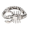 304 Stainless Steel Link Chain Bracelets for Women Men BJEW-P386-05AS-4