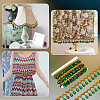 Polyester Lace Ribbon with Plastic Charms Tassel DIY-WH0656-11A-6