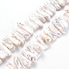 Natural Keshi Pearl Beads Strands PEAR-S020-H04-2