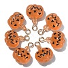 10Pcs Halloween Theme Transparent Resin Charms RESI-CJ0002-93-3