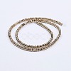 Electroplate Non-Magnetic Synthetic Hematite Strands G-F562-V03-2