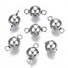 Tarnish Resistant 201 Stainless Steel Links Connectors STAS-S117-004C-01-1