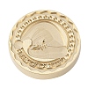 Christmas Series Wax Seal Brass Stamp Head AJEW-M037-01G-27-2