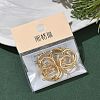 SHEGRACE Brass Hoop Earrings XGR0019G-69G-6