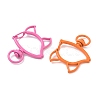 Spray Paint Alloy Swivel Clasps AL-CBA3ACE-01-2