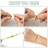 Brass/Alloy Rhinestone Magnetic Clasps DIY-YW0009-48-3