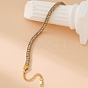 304 Stainless Steel Rhinestone Cup Chain Bracelets for Woman PW-WG34DD3-02-3