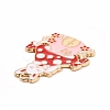 Alloy Enamel Pendants ENAM-M055-03G-03-3