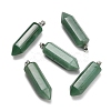Natural Green Aventurine Pendants GG-CBAA0EE-02P-04-1