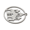 201 Stainless Steel Pendants STAS-G366-02P-03-2