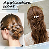2 Bags 2 Styles Resin & Alloy Alligator Hair Clips AJEW-CY0001-39A-5