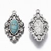 Tibetan Style Alloy Pendants X-PALLOY-R113-010-RS-2