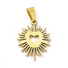 PVD Vacuum Plating 304 Stainless Steel Pendants X-STAS-A073-05G-2