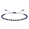 Natural Lapis Lazuli Beads Braided Bead Bracelets for Women AI9762-15-1