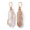 Natural Grey Agate Big Pendants G-T122-70F-2