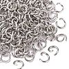 Tarnish Resistant 304 Stainless Steel Open Jump Rings STAS-R049-5x0.8mm-2