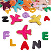 76Pcs 2 Sets 2 Styles Polyester Clothing Patches PATC-TA0001-42-1