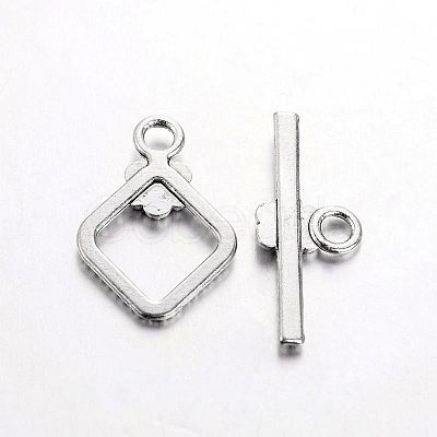 Tibetan Style Alloy Toggle Clasps X-TIBEB-A101564-AS-FF-1