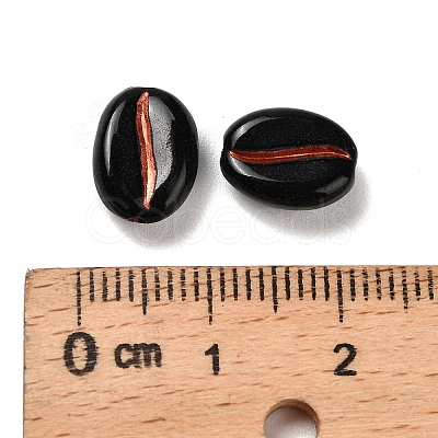 Opaque Acrylic Beads OACR-Z030-01G-1