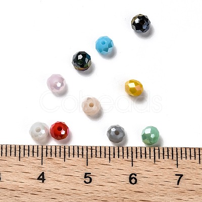 10 Colors Electroplate Glass Beads EGLA-X0006-01E-4mm-1