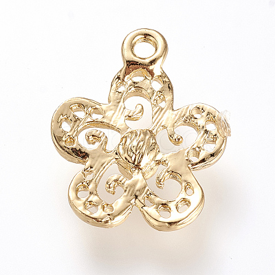 Alloy Rhinestones Pendants X-ALRI-Q093-12G-1