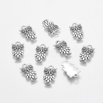 Tibetan Style Alloy Pendants X-TIBEP-0639-AS-LF-1