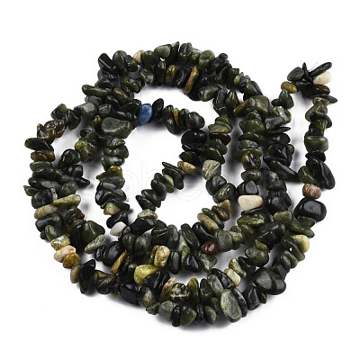 Natural Peridot Beads Strands G-R002-12-1