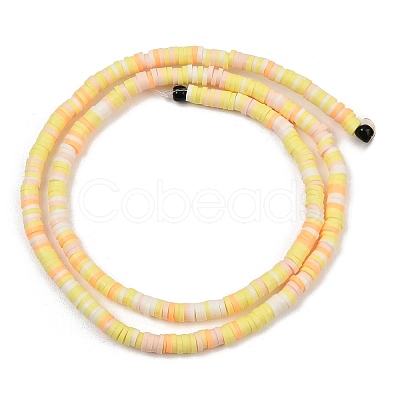 Handmade Polymer Clay Beads Strands PY-CBA18ED-02B-1