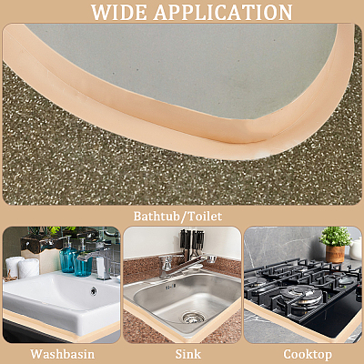 PVC Plastic Waterproof Edge Banding AJEW-WH0009-13A-1