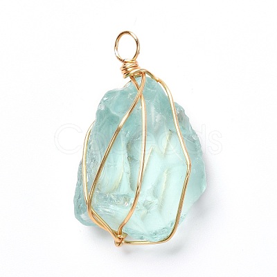 Natural & Synthetic Gemstone Pendants PALLOY-JF00908-1