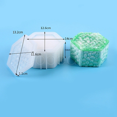 Food Grade DIY Silicone Box Molds PW-WG12455-05-1
