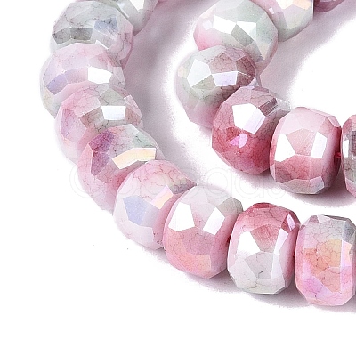 Anti-Tarnish Electroplate Glass Beads Strands GLAA-T025-10mm-11J-1